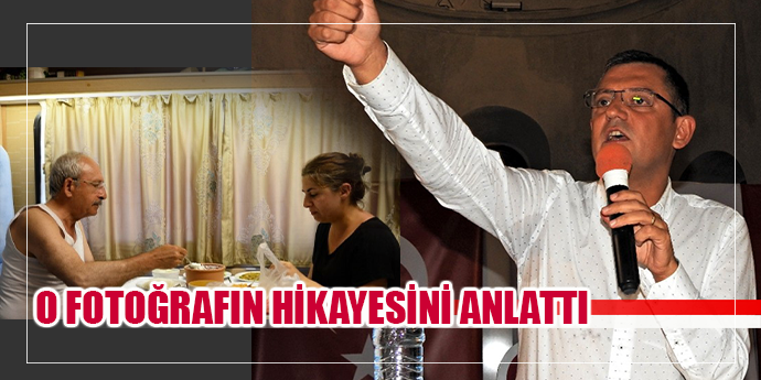 Özgür Özel, atletli fotoğrafın hikayesini anlattı