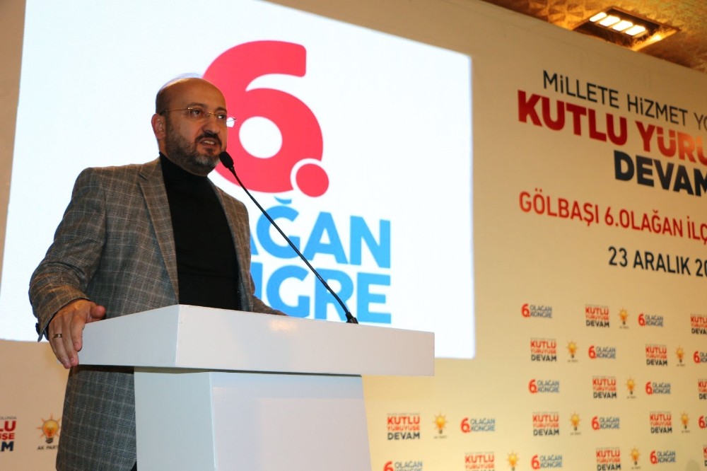 AK Parti Gölbaşı İlçe Başkanlığı 6. Olağan Kongresi yapıldı