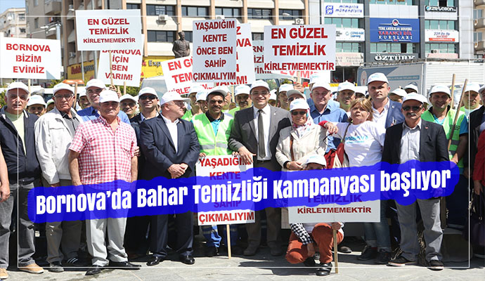 Bornova’da Bahar Temizliği Kampanyası başlıyor