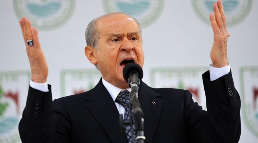 MHP LİDERİ: ''HİÇBİR TARİHİ TANIMIYORUZ''
