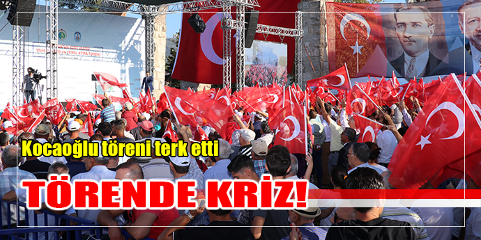 Başbakan’ın açılış yapacağı töreni Kocaoğlu terk etti