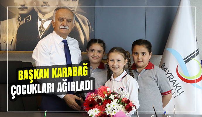BAŞKAN KARABAĞ ÇOCUKLARI AĞIRLADI