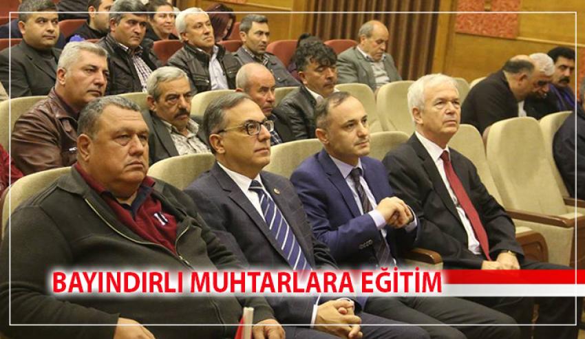 Bayındırlı Muhtarlara Büyükşehir Desteği