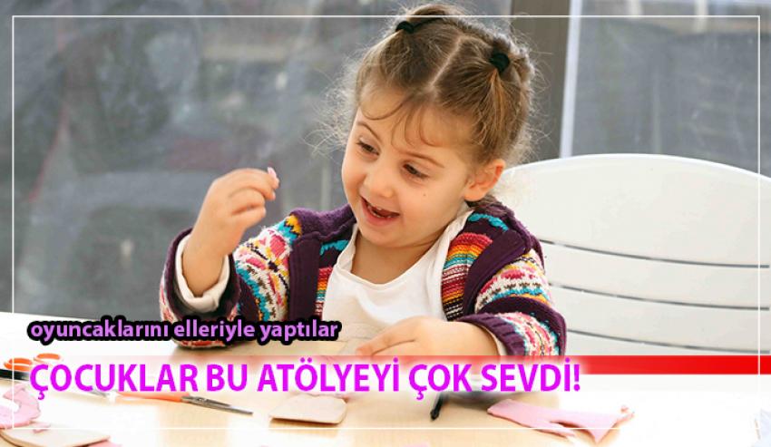 BAYRAKLI'DA ÇOCUKLAR İÇİN ATÖLYE DÜZENLENDİ