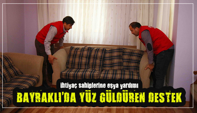 Bayraklı’da “Yüz güldüren” destek