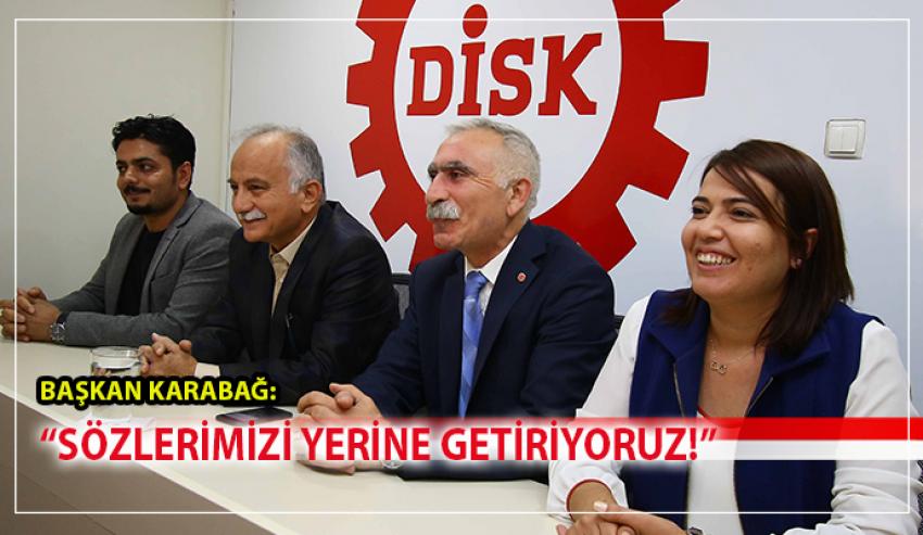 KARABAĞ'DAN DİSK'E ZİYARET