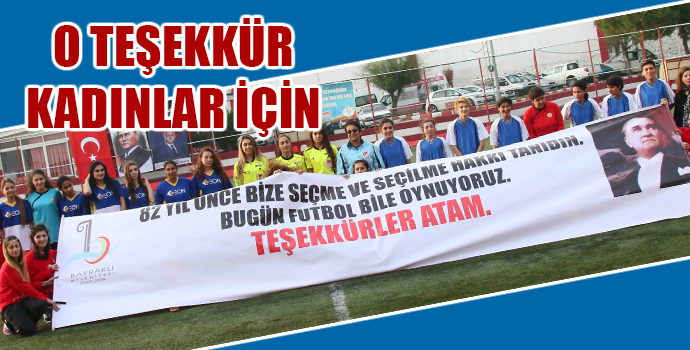 Kadın hakları için sahaya çıktılar!