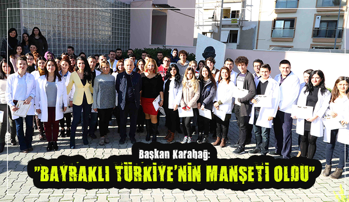 KARABAĞ, BAYSEM ÖĞRENCİ VE ÖĞRETMENLERİYLE BULUŞTU