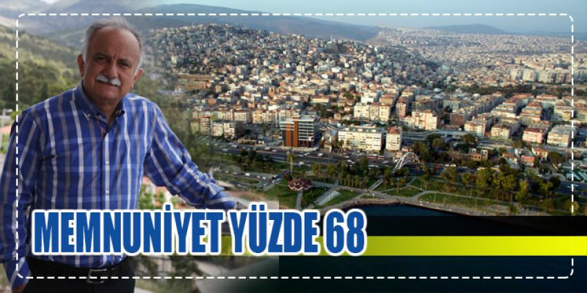 BAYRAKLI'DA MEMNUNİYET YÜZDE 68
