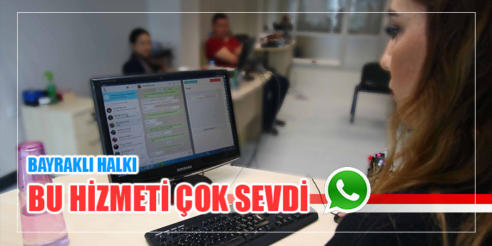Bayraklı bu hizmeti çok sevdi