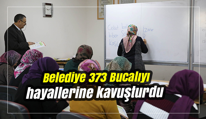 Belediye 373 Bucalıyı hayallerine kavuşturdu
