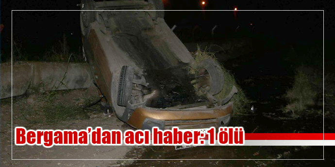 Aşırı sürat can aldı: 1 ölü