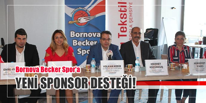 Bornova Becker Spor’a yeni sponsor