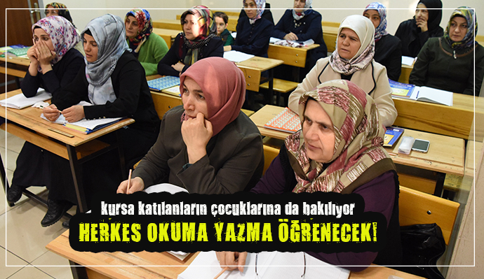 Bornova’da okuma yazma seferberliği