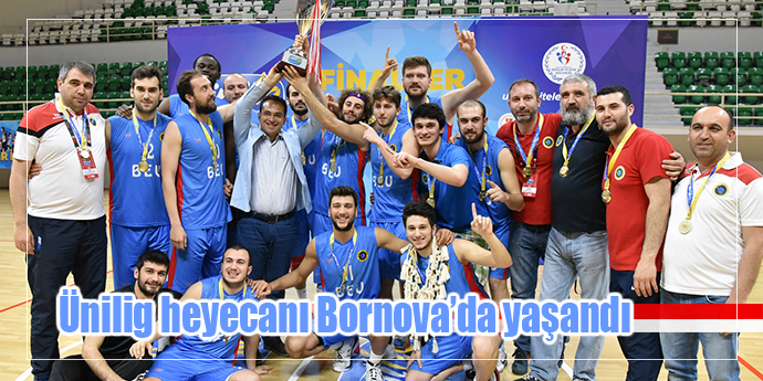 Üniversiteler Spor Ligi Basketbol kupaları Bornova’da sahiplerini buldu