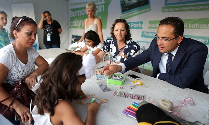 İEF'E BORNOVALI KADINLAR DAMGA VURDU!