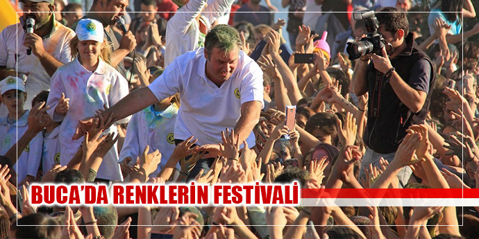 Renklerin Festivali’nde eğlencenin tadını çıkardılar