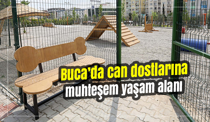 Buca’da can dostlarına muhteşem yaşam alanı