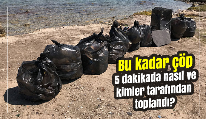 Bu kadar çöp 5 dakikada nasıl ve kimler tarafından toplandı?