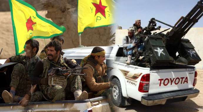 TÜRKİYE GÜCÜNÜ GÖSTERDİ İŞİD VE YPG ÇEKİLİYOR