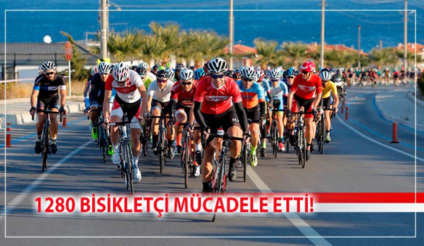 Çeşme’de amatör yol bisikleti tutkunları ikinci kez yarıştı