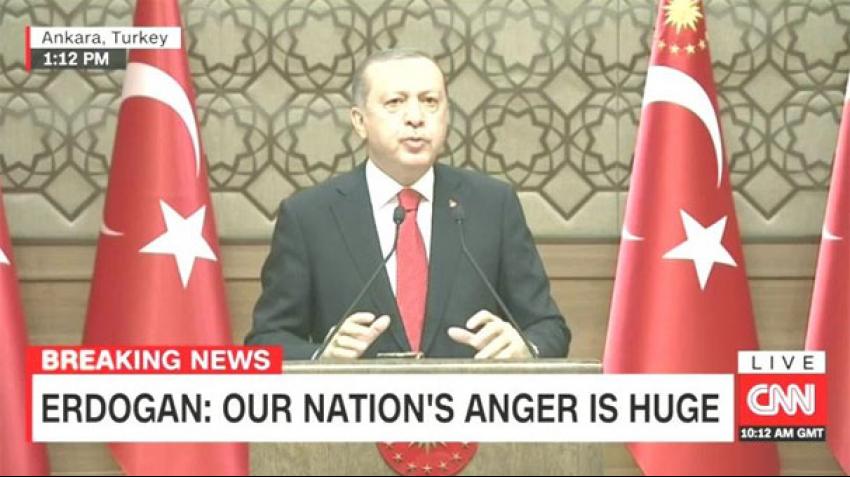 CNN İNTERNATİONAL, ERDOĞAN'I CANLI YAYINLADI