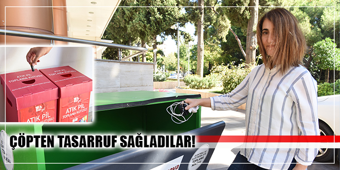8 ayda 9 ton atık ayrık sistemle toplanarak ekonomiye kazandırıldı