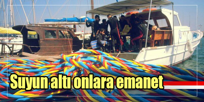 Sualtı dünyası onlara emanet