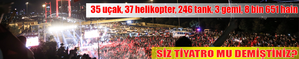 SİZ TİYATRO MU DEMİŞTİNİZ?