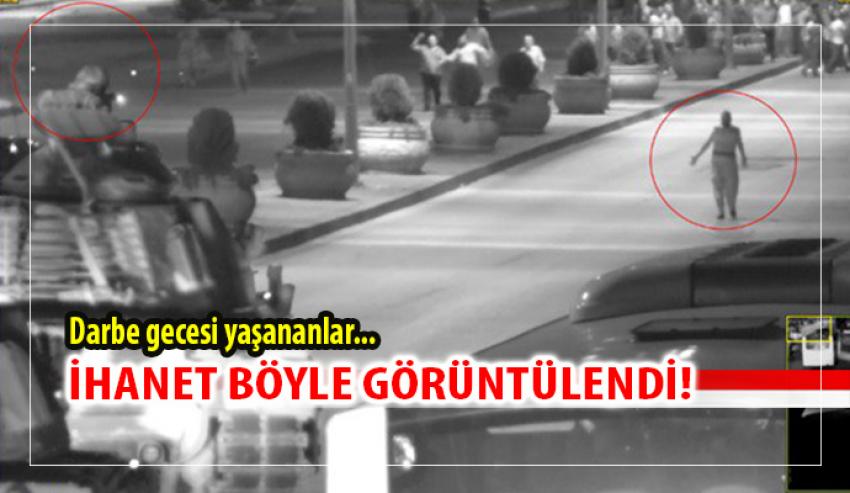 Darbeci asker gözünü kırpmadan vatandaşa böyle ateş etti