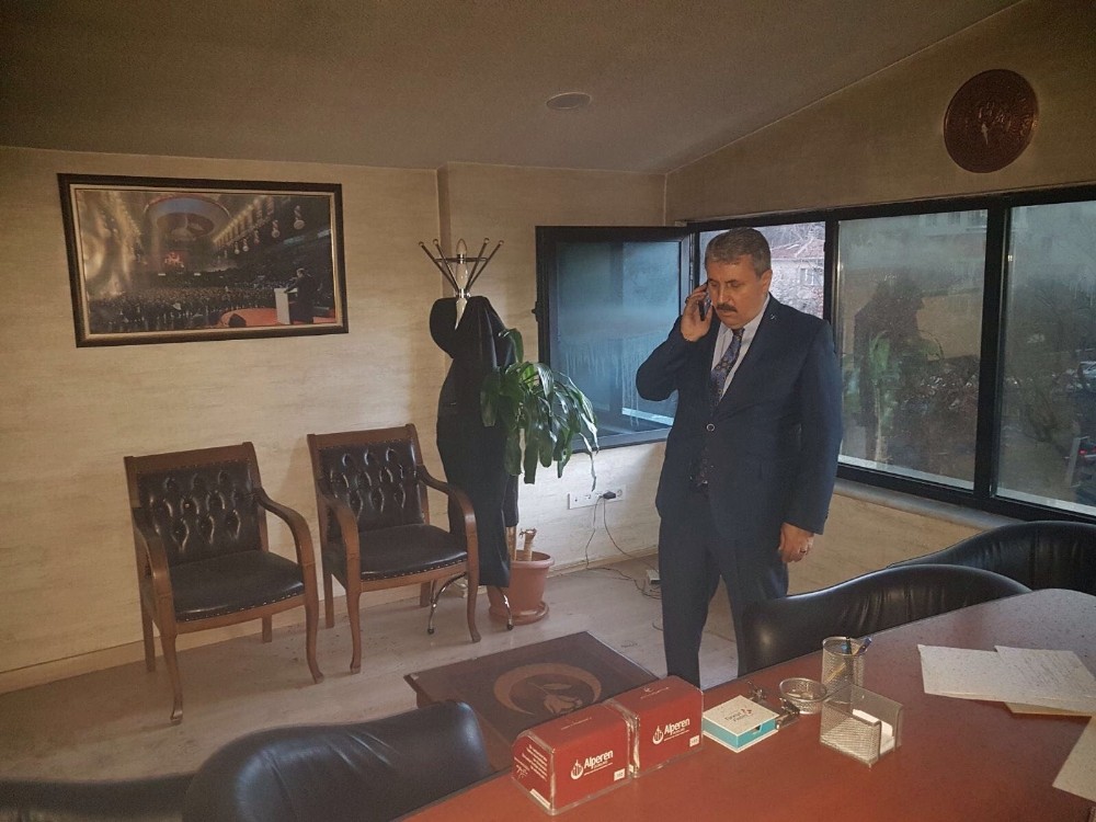 BBP Genel Merkezi’ndeki yangın