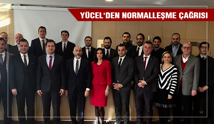 YÜCEL'DEN EGİAD'DA, NORMALLEŞME ÇAĞRISI