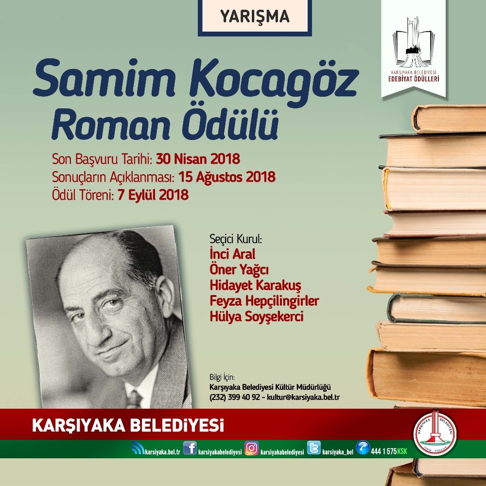 Karşıyaka Belediyesi Edebiyat Ödülleri dağıtacak