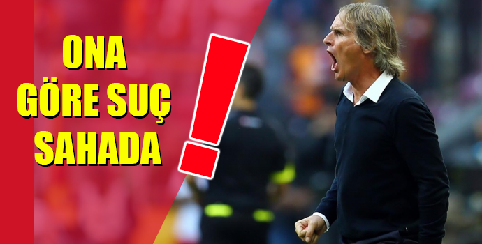 Riekerink suçu sahaya attı!