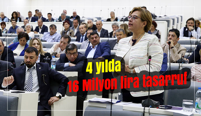 Konak 4 yılda 16 Milyon lira tasarruf