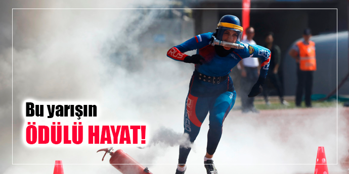 Dünya itfaiyeciler ‘hayat’ için yarıştı
