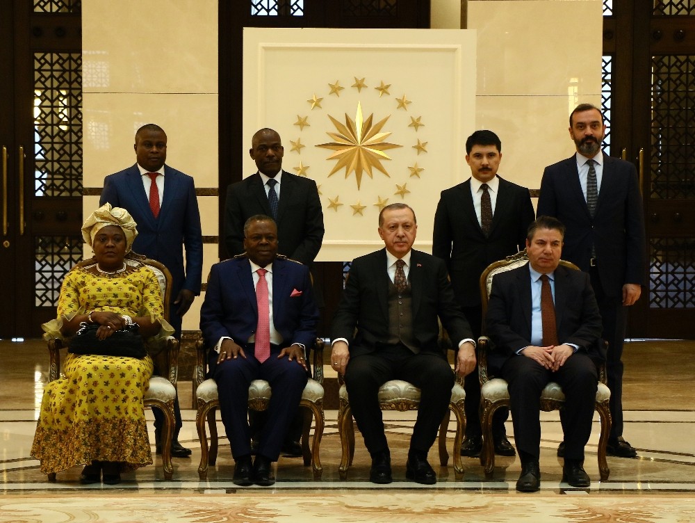 Cumhurbaşkanı Erdoğan, Kongo Büyükelçisini kabul etti