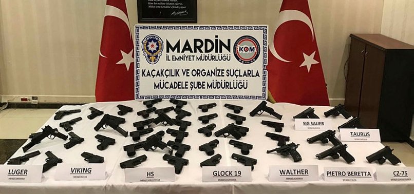 PKK’nın Irak’tan gönderdiği suikast silahları Kızıltepe’de ele geçirildi