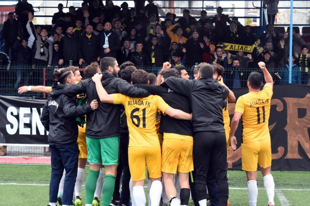 Aliağaspor galibiyet serisini 5’e çıkardı