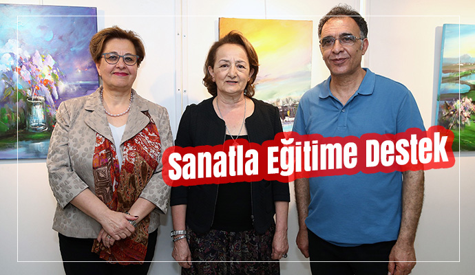 Sanatla eğitime destek