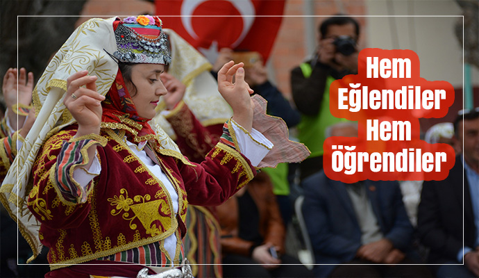 Hem öğrendiler hem eğlendiler