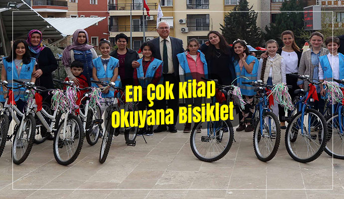 En çok kitap okuyana bisiklet