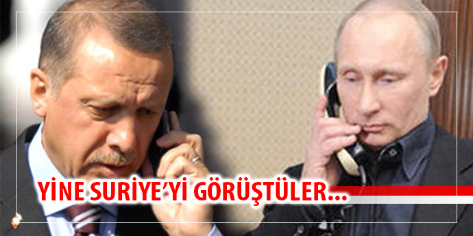 Cumhurbaşkanı Erdoğan Putin ile görüştü