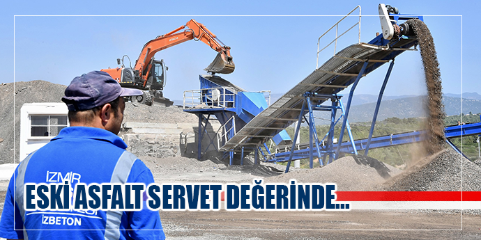 Atık asfalttan servet çıkacak