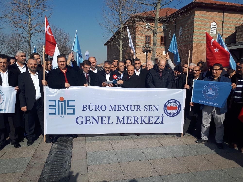 Büro Memur-Sen’den Zeytin Dalı Harekatı’na destek