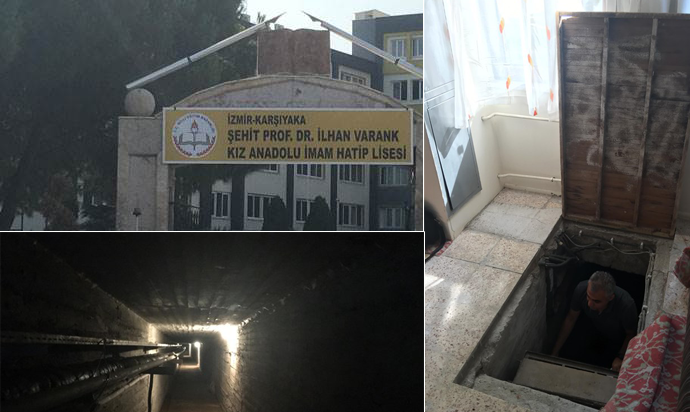 FETÖ OKULUNDA GİZEMLİ TÜNEL!