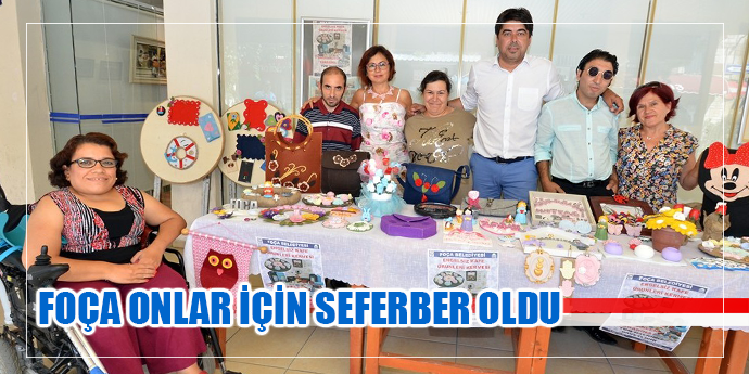 Foça’da engelliler yararına kermes