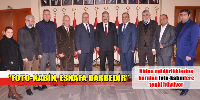 “FOTO-KABİNLER ESNAFA DARBEDİR”