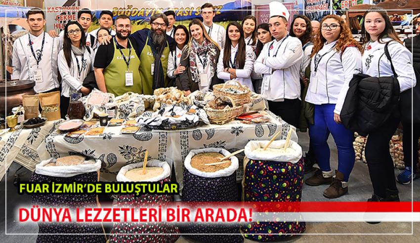 ÜNLÜ ŞEFLER VE DÜNYA LEZZETLERİ FUAR İZMİR'DE