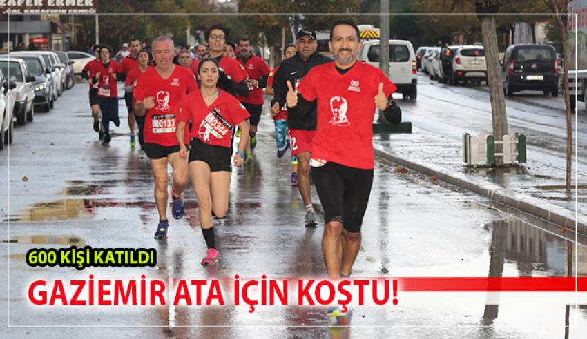 GAZİ MUSTAFA KEMAL ATATÜRK KOŞUSU'NA YOĞUN KATILIM!
